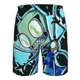 thumbnail image 6 of Invader Zim Men's Beach Shorts Swim Trunks Casual Quick Dry Board Shorts Swimwear with Mesh Lined and Pockets, 6 of 8
