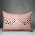 thumbnail image 2 of Creative Products Blush Sleepy Cheetah Lashes 14x20 Spun Poly Pillow, 2 of 2