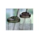 thumbnail image 2 of 2 Piezas Farsco Vidrio Mason Jars Ball Boca Ancha 946 ML Tapa Humo Comida Bebidas Almacenamiento Vintage, 2 of 2
