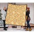 thumbnail image 2 of Pizza Theme Pattern Premium Quilt, 2 of 10