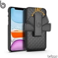 thumbnail image 4 of Case with Belt Clip for iPhone 11 6.1", BELTRON Shell & Holster Combo - Super Slim Shell Case with Built-in Kickstand, Swivel Belt Clip Holster for Apple iPhone 11r 6.1" - 2019, 4 of 9