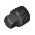 thumbnail image 4 of Unique Bargains Outer Square Head Pipe Fitting Plug 3/8NPT Male Thread Carbon Steel 2Pcs, 4 of 5