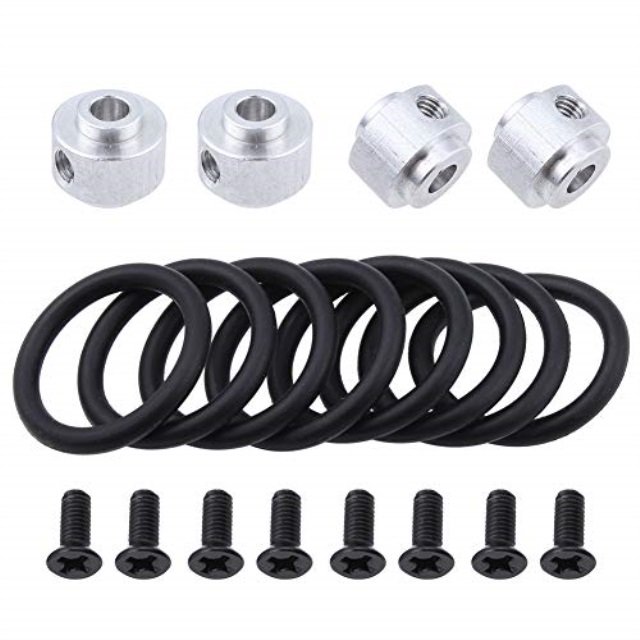 hobbypark 4pcs rc airplane prop saver 3.17mm with screws rubber o rings