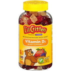 Lil Critters Kids Calcium Gummy Bears With Vitamin D3 150ct