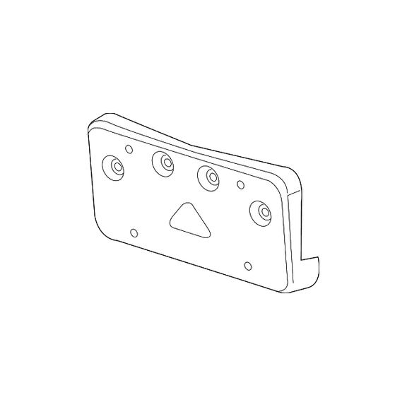 Genuine OE GM License Bracket 84284824