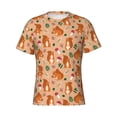 thumbnail image 4 of Qekee Squirrel And Mushroom Classic Fit T-Shirt Men's Shirt Men's Tight Short Sleeves for Exercise, Running, Mountaineering - Squirrel And Mushroom, 4 of 9