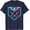 Navy, variant on Drip Boys Baseball Bat and Softstyle Unisex T-Shirt