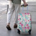 thumbnail image 3 of Pioneer Flower Floral Print Pattern Luggage Cover Fashion Suitcase Cover Baggage Covers Fit 25-28 Inch Luggage (Go Travel), 3 of 5