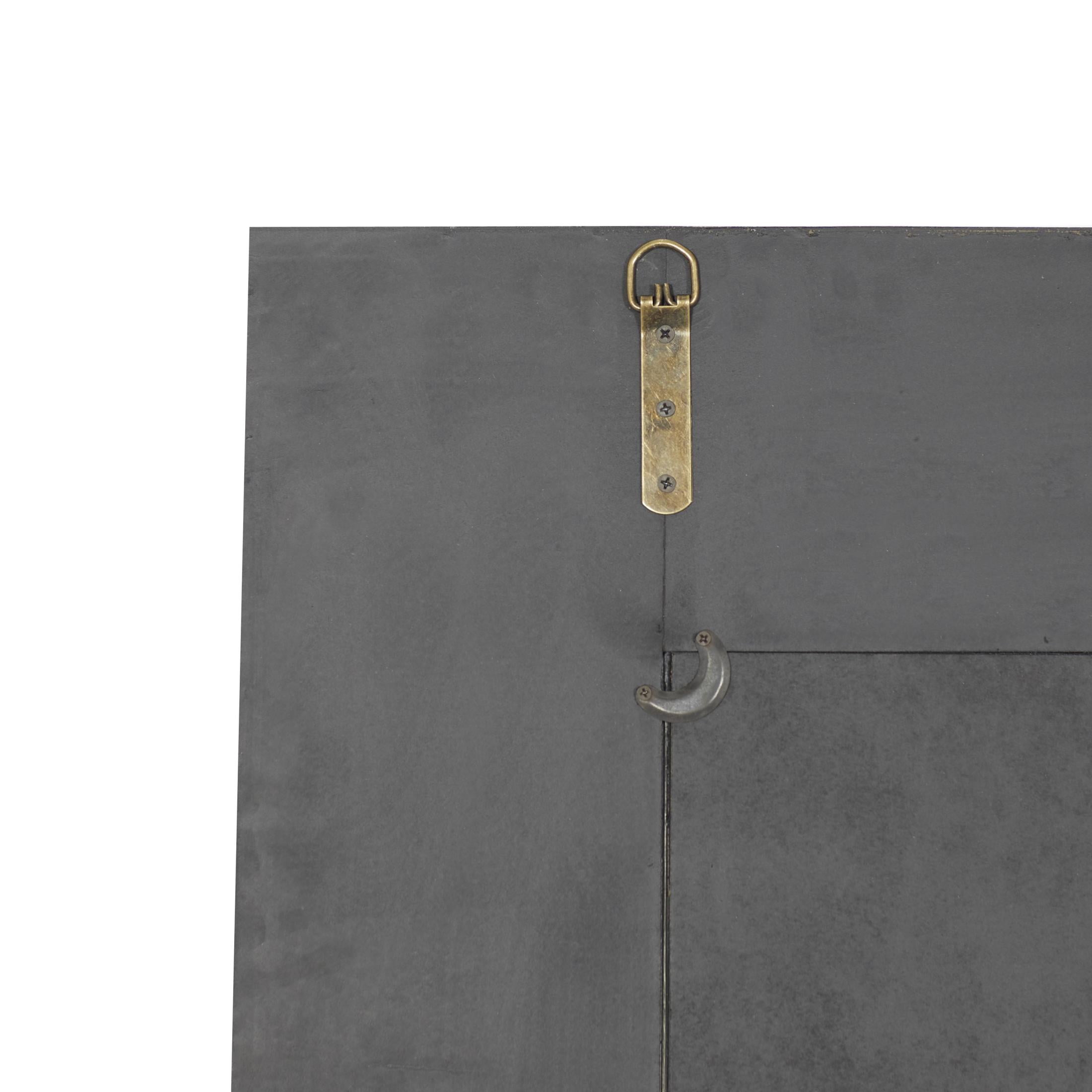 DecMode 26" x 59" White Wall Mirror