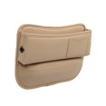 thumbnail image 3 of Organizador de asiento de coche, caja de almacenamiento para huecos de coche, multiusos, duradero y multifuncional. Beige, 3 of 9
