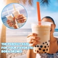 thumbnail image 5 of ACDANC 2026 New 100Pcs Jumbo Smoothie Boba Straws,Colorful Disposable Plastic Straws,Wide-Mouthed Milkshake Straw,Individually Wrapped Straw for Bubble Tea&Thick Beverages,Parties(0.43"Wx8.5"L), 5 of 6