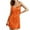 Orange, variant on Efsteb Womens Dresses V-Neck Tassels Mini Suspender Dress Fashion Classic Solid Color Casual Loose Sundresses Comfy Sleeveless Spring Dresses (Hot Pink,L)