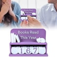 thumbnail image 2 of Desk Decor Books Read This Year Sign 3D Printed Books Read This Year Pratical Bookshelf Decor Modern Reading Counter for Library Decor Teachers Readers Desktop Ornament Desk Decor Figurine Easter Des, 2 of 6