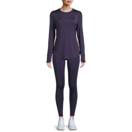 ClimateRight by Cuddl Duds Long Sleeve Crew Neck Base Layer Top (Women's), 1 Count, 1 Pack