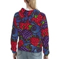 thumbnail image 7 of Cauagu Wild Berries for Women's Hooded Sweatshirts Pullover Hoodie for Women Fall Workout Sweat Long Sleeve Preppy Sweatshirts-X-Large, 7 of 7
