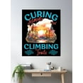 thumbnail image 2 of Curing Ailments And Climbing Trails. Hiking And Walking Poster Wall Art, Modern Wall Decor, 16x24 UNFRAMED, 2 of 3