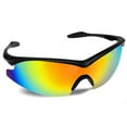thumbnail image 3 of Military-Inspired Polarized Sport Sunglasses - Mirrored Integrated Polarized Lens Battle Vision HD Sunglasses for Men/Women Riding Running Cycling Fishing Driving Golf, 3 of 9