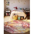 thumbnail image 4 of Unique Loom Richmond Collection Area Rug - Medallion (5' Octagon Multi/Gray), 4 of 6