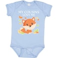 thumbnail image 3 of Inktastic My Cousins Love Me Little Fox Boys or Girls Baby Bodysuit, 3 of 5