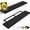 A. Black - Universal Classic Style, variant on Modern Minimalist Wall-Mounted Shelves, 22.5 Inch Engineered Wood Storage Shelves
