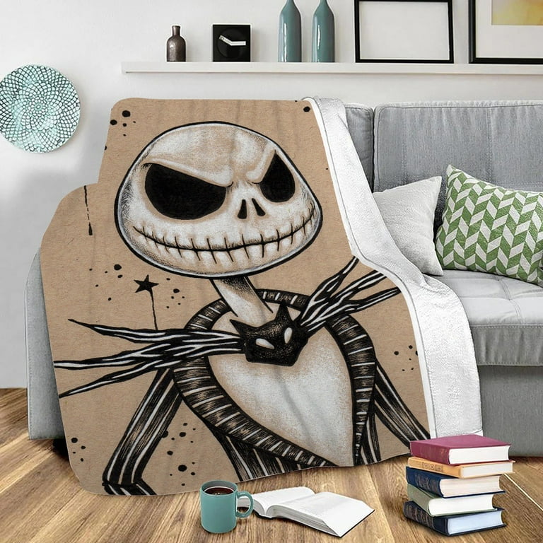 Nightmare Before Christmas Sally Jack Skellington Throw Blanket Warm Travel Blanket for Winter 32x47inch 80x120cm Walmart