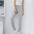 thumbnail image 3 of Bigersell Women's Bootcut Pant Full Length Pants Fashion Women Leisure Sports Pants Trousers Loose Pants Pure Color Long Pants Curvy Bootcut Pants for Ladies, 3 of 6