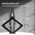 thumbnail image 4 of Portable 2-Ton Steel Scissor Jack – Compact Black Car Jack for Vehicle Maintenance & Roadside Assistance, 17.7" Lift Height, 4 of 8