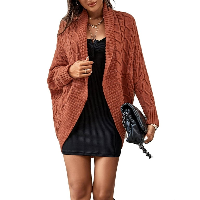 Orange ladies clearance cardigan