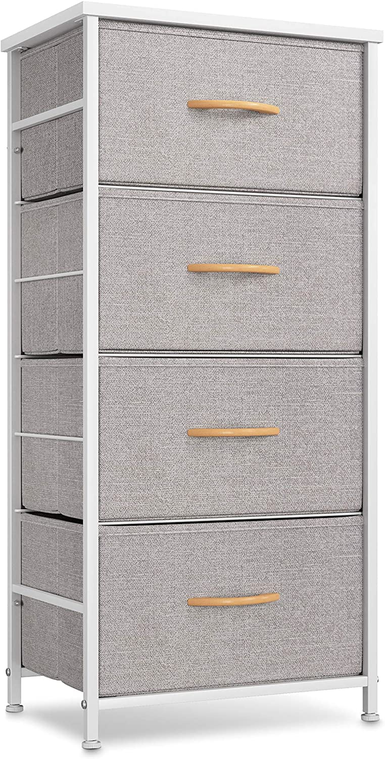 4 drawer fabric dresser storage tower Clearance