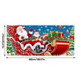 thumbnail image 3 of Bannière de Noël Festive pour Garage de Chevaux de Noël avec Couleurs Vives Design Festif Parfait pour les Amateurs de Voitures Garages à Domicile Matériau Durable Facile à Accrocher, 3 of 5