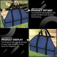 thumbnail image 1 of FENGGUIQU 1Pc Oxford Cloth Firewood Storage Pouch with Double Handles Large Firewood Carry Container, 1 of 8
