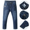 thumbnail image 3 of GYRATEDREAM Boys Distressed Jeans, Big Boy & Little Kids Stretch Slim Fit Pants, Ripped Denim Jeans for Boys 2-10 Years, 3 of 8