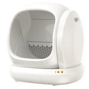 Osoeri 75L Smart Automatic Self-Cleaning Cat Litter Box, APP Control/Integrated Safety Protection,White