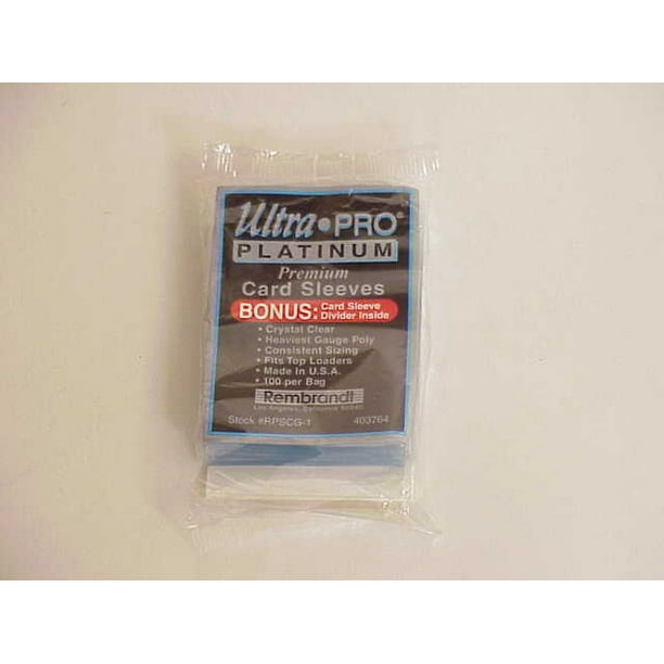 Ultra Pro Card Premium Card Sleeves Pack (100 Slee