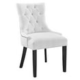 thumbnail image 2 of Modway Regent Solid Wood and Tufted Fabric Dining Chair in White, 2 of 8