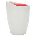 thumbnail image 2 of vidaXL Tabouret de Rangement Blanc et Rouge Similicuir, 2 of 4