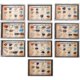 thumbnail image 1 of Conjunto de joyería de boda para mujer, colección Rock, 12 piezas, muestras de minerales naturales mezclados, piedras preciosas W, 1 of 3