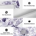thumbnail image 6 of Purple Flowers Outdoor Rug for Patio/Deck/Porch, Non-Slip Large Area Rug 5 x 7 Ft, Watercolor Farmhouse Botanical Floral Leaf Indoor Outdoor Rugs Washable Area Rugs, Camping Rug Carpet Runner, 6 of 8