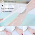 thumbnail image 6 of 14.6x3.2In Bath Back Brush,Reusable Silicone Back Scrubber with Long Handle,Gray Silicone Body Exfoliator Brush for Home Shower, 6 of 6
