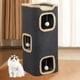 thumbnail image 5 of Cama para gatos cubierta protectora de muebles para gatos con bola esponjosa, cubo para gatos, casa para gatos de interior con rechinantes Tres capas, 5 of 6