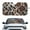 Brown Cow Print, variant on Yuyamidu Hippie Flower Car Sunshade for Windshield Large Windshield Visor for SUV Van Hatchback Car Sun Shade Windshield Keep Your Vehicle Cool and Damage Free