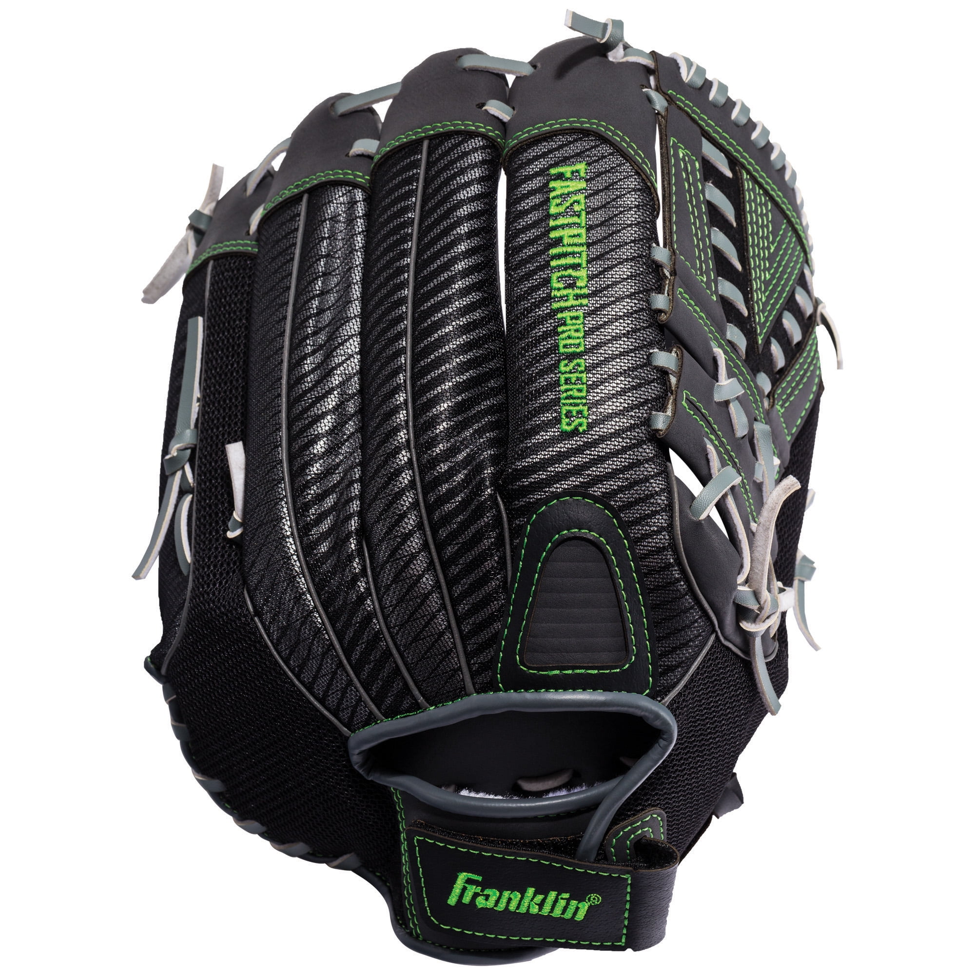 Franklin Softball Fielding Glove 11" Fast Pitch Pro Series Youth Right Hand Neon 