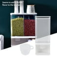 thumbnail image 3 of Wall-Mounted Dry Food Dispenser, Transparent Plastic, Dry Food Dispenser, Dry Food Fruit Storage Box-1500ML, 3 of 10