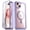 Purple, variant on Poetic Guardian MagPro Case for iPhone 15 6.1 Inch,[Compatible with MagSafe][20 FT Mil-Grade Drop Tested] Full-Body Shockproof Rugged Clear Cover with Built-in Screen Protector, Blue/Clear