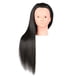 thumbnail image 3 of Cabeza de maniquí de fibra sintética para peluquería. Herramientas de práctica para entrenamiento de cabello. Negro sin maquillaje, 3 of 9