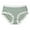 Green, variant on Women's Lace Abdomen Mid-rise Waist And Hip Lift Comfortable Body Breathable Underwear Briefs Yellow L