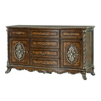 ACME Devany Wood & Resin 6-Drawer Transitional Dresser in Rich Cherry