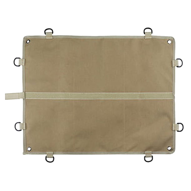 Patch Display Board Insignia Brazalete DIY Colgante de pared Estera plegable (Caqui)
