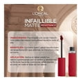 thumbnail image 2 of Labial líquido L'Oréal Infallible Le Matte Resistance major crush 120 5ml, 2 of 4