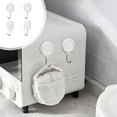 thumbnail image 1 of Ganchos Magnéticos para Refrigerador | Ganchos Adhesivos Fuertes de Plástico Blanco | Almacenamiento Ahorra Espacio y Soportes para Toallas para Cocina, Baño, Dormitorio | 2 Paquetes | 7x4x2cm y, 1 of 6